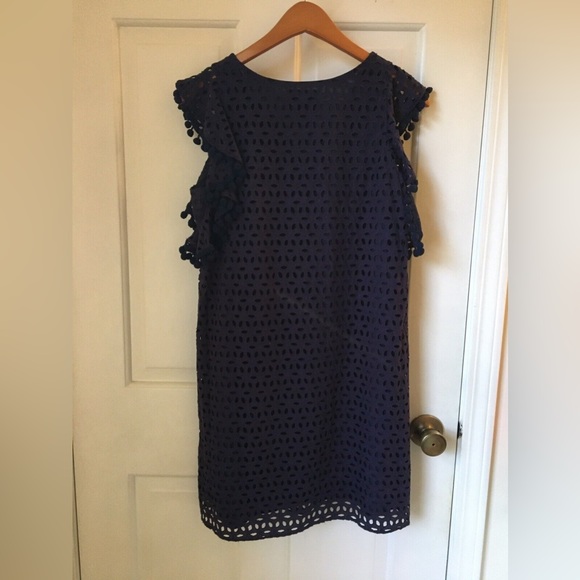DRESS ASTARA EYELET SHORT SLEEVE - Picture 1 of 3